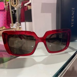 VERSACE Red Sunglasses Authentic VE4384B NEW - Have Receipt